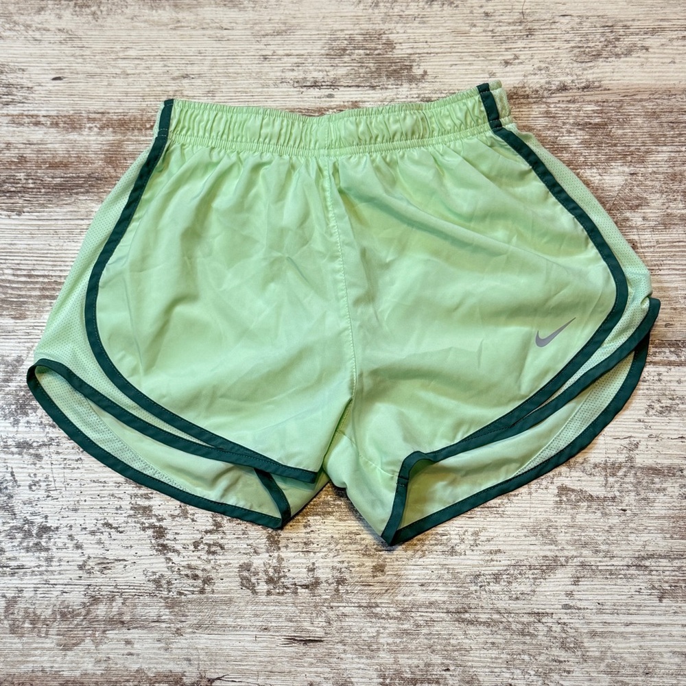 Nike Women's Light Green Athletic Shorts